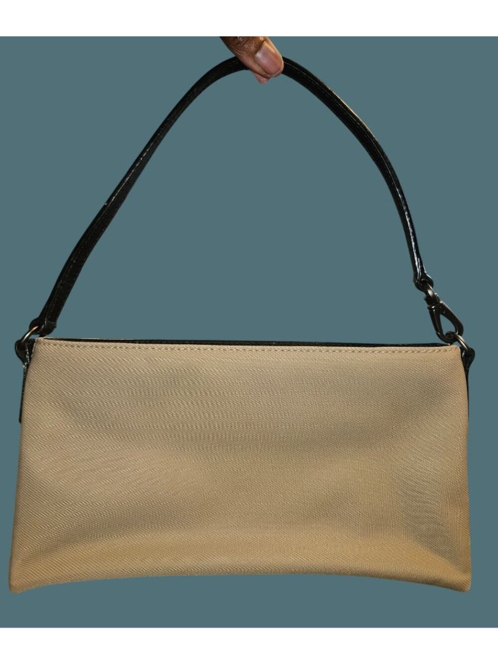 Coach Vintage Mercer Demi Y2K Clean Girl Quiet Luxury Baguette Bag-Tan & Black - Picture 6 of 15